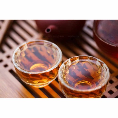 2008 Hunan Golden Flower Dark Tea | Bai Sha Xi Fu Zhuan Hei Cha - brick 300 g - Option: Sample 15 g