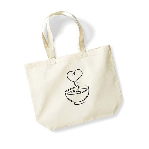 Large Cotton Bag | LOVE IN A CUP