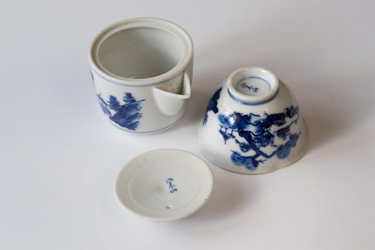 Japanese Tea Set Kyo Hohin 110 ml and Yusamashi (EIZAN)