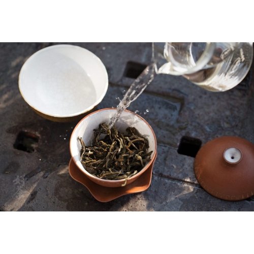 2019 Pu'er verde da alberi antichi di Baiyingshan | Bai Ying Shan Gu Shu Sheng Pu Er Mao Cha - Variante: 500 g