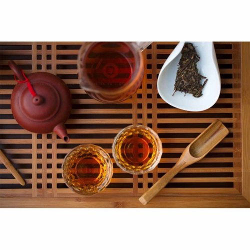 2008 Hunan Golden Flower Dark Tea | Bai Sha Xi Fu Zhuan Hei Cha - brick 300 g - Option: Sample 15 g
