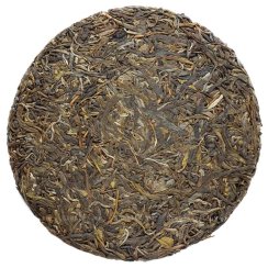 2021 Zelený Puer ze starých stromů v Mingfengshan | Ming Feng Shan Gu Shu Sheng Pu Er - koláč 357 g