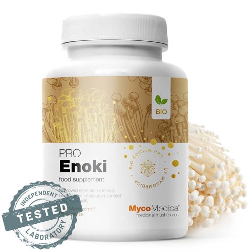 MycoMedica ORGANIC Enoki PRO - 90 capsules