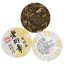 2012 Pu'er Verde da alberi antichi di Laobanzhang pressato in piccole torte | Lao Ban Zhang Jing Peng Gu Shu Sheng Pu Er - Variante: Campione 7 g
