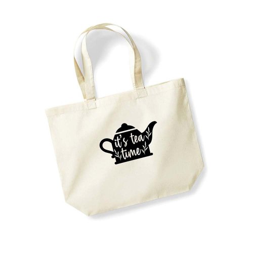 Large Cotton Bag | IT'S TEA TIME