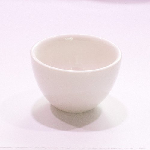 Bílá porcelánová miska 75 ml - Varianta: 1 ks