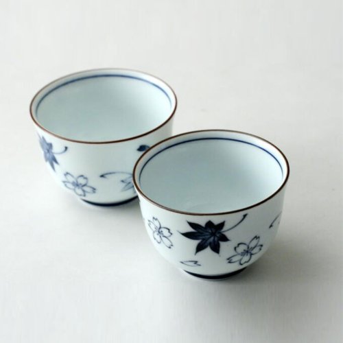 Japanese Porcelain Cup Shizen 100 ml | Shizen Yunomi Tokoname-yaki - Option: 3 pcs