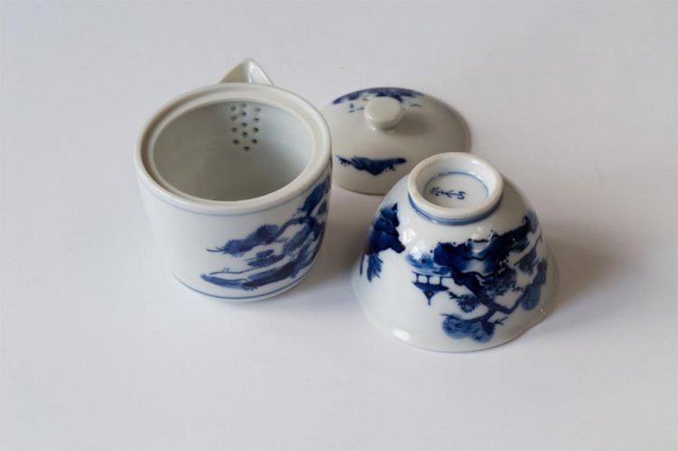 Japanese Tea Set Kyo Hohin 110 ml and Yusamashi (EIZAN)