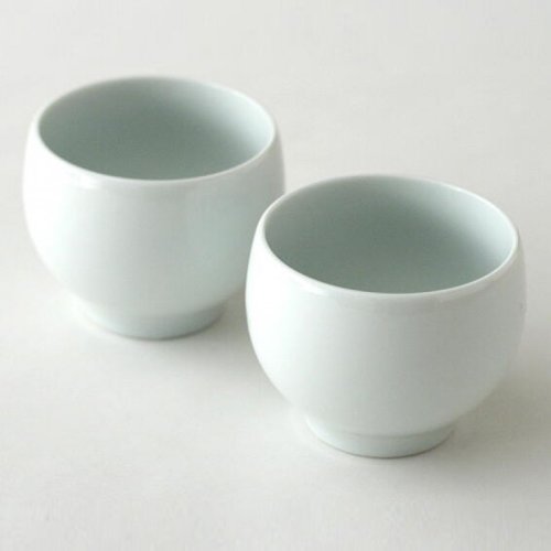 Japanese Porcelain Cup Manten 120 ml | Manten Yunomi Tokoname-yaki - Option: 1 pc