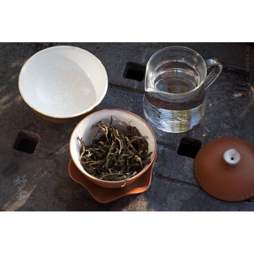 2019 Pu'er verde da alberi antichi di Baiyingshan | Bai Ying Shan Gu Shu Sheng Pu Er Mao Cha - Variante: 500 g