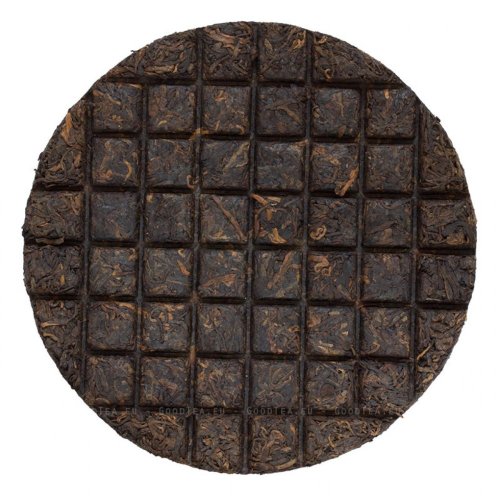 2013 Pu'er scuro di Bulangshan prodotto da Colorful Phoenix Tea | Nan Jian Xian Qicai Cha Ye You Shu Cha - torta pressata 360 g - Variante: Torta pressata 360 g