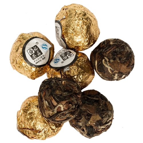 2015 Fuding Hongxue White Tea Balls | Fuding Hongxue Da Bai Tuo Cha - Option: 100 pcs