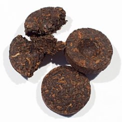 2011 Pu'er scuro Da Jiu "Pace" pressato in piccoli nidi | Da Jiu Pu Er Mini Tuo Cha
