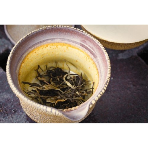 2017 Pu'er verde Gan En di Bulangshan | Bu Lang Shan Gan En Pu Er Sheng Cha - torta pressata 357 g - Variante: Campione 15 g