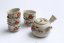 Set da tè giapponese Tokoname Saku anni '80 - teiera 500 ml e 5 ciotoline 110 ml