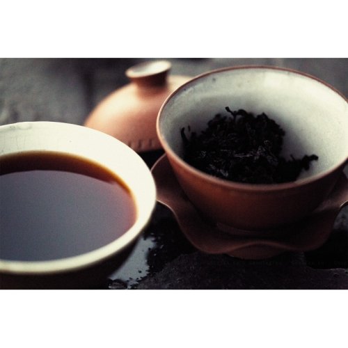 2017 Bulangshan Gan En Ripe Pu-erh | Bu Lang Shan Gan En Pu Er Shu Cha - cake 357 g - Option: Sample 15 g