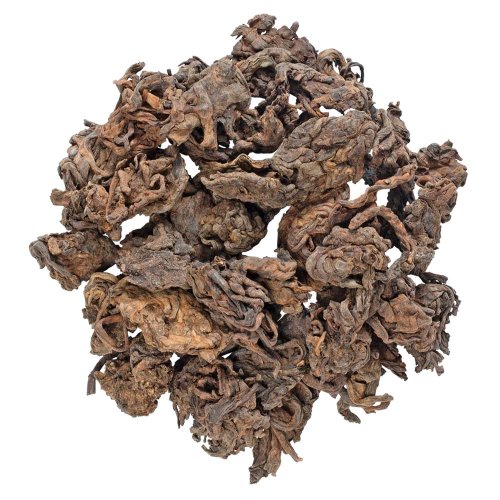 2023 Ming Feng Shan Ancient Tree Lao Cha Tou Ripe Pu-erh (small nuggets) | Ming Feng Shan Shu Pu Er Lao Cha Tou - Option: Sample 15 g