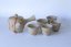 Japanese Tea Set Tokoname Hidasuki Sutoro 90's (signed) - Teapot 380 ml with 5 Cups 60 ml