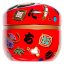 Japanese Tea Can Taiko Drum Red 50 g