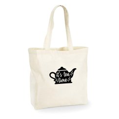 Large Cotton Bag | IT'S TEA TIME