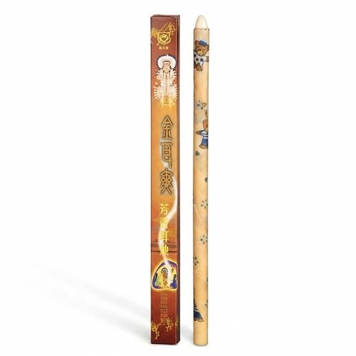 Tradizionali candele auricolari in cera d’api 12 × 260 mm