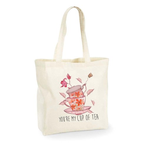 Large Cotton Bag | YOU'RE MY CUP OF TEA