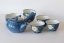Japanese Tea Set Arita 80's (signed) - Teapot 250 ml, Pitcher with 5 Cups 100 ml