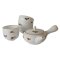 Set da tè giapponese Gendainokin anni '70-'80 (firmato dall'artista) - teiera 300 ml e 5 ciotoline 100 ml