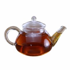 Teiera in vetro per Gong Fu Cha con filtro in acciaio inox 150 ml