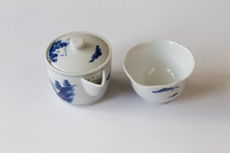 Japanese Tea Set Kyo Hohin 110 ml and Yusamashi (EIZAN)