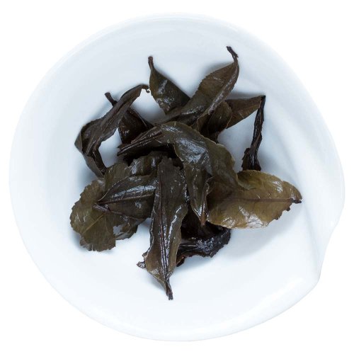 2022 Tè scuro dell'Hunan con fiori dorati | Tian Chi Hu Fu Zhuan Hei Cha  - mattonella 500 g - Variante: 50 g