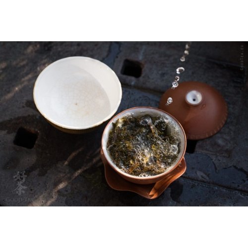 2019 Pu'er verde da alberi antichi di Baiyingshan | Bai Ying Shan Gu Shu Sheng Pu Er Mao Cha - Variante: 500 g