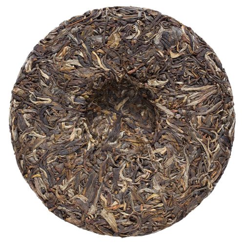 2023 Pu'er verde da alberi antichi di Bingdao | Bing Dao Sheng Pu Er - torta pressata 200 g - Variante: 1 kg