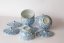 Set of Japanese Tea Cups with Lids Arita 80's (signed) - 5 Cups 150 ml