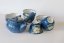 Japanese Tea Set Arita 80's (signed) - Teapot 250 ml, Pitcher with 5 Cups 100 ml