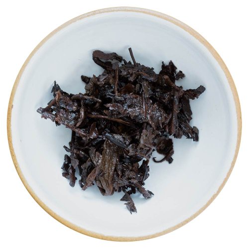 2005 Pu'er scuro di Bulangshan | Bu Lang Shan Shu Pu Er - torta pressata 100 g - Variante: Campione 15 g