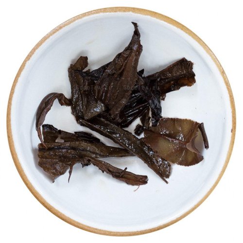 2017 Tè scuro dell'Hunan con fiori dorati | Zhou Jia Gou Fu Zhuan Hei Cha  - mattonella 500 g - Variante: Mattonella 500 g