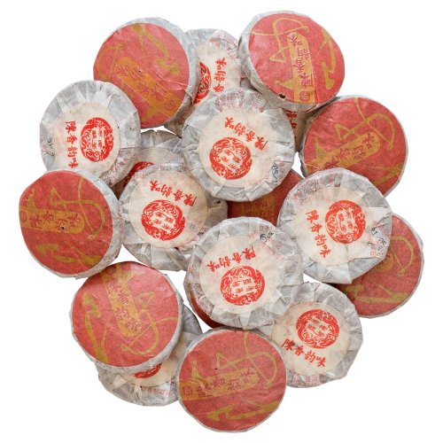 2018 Pu'er scuro di Badashan pressato in piccole torte | Bada Shan Shu Cha - Variante: 1 kg