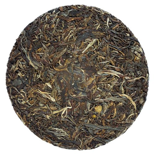 2014 Pu'er verde da alberi antichi di Bingdao | Bing Dao Sheng Pu Er - torta pressata 200 g - Variante: 50 g