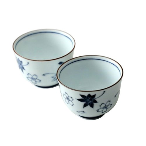 Japanese Porcelain Cup Shizen 100 ml | Shizen Yunomi Tokoname-yaki - Option: 3 pcs
