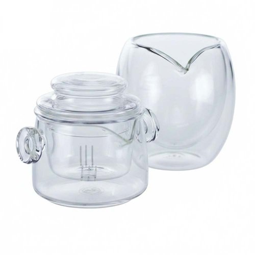 Modern Glass Gaiwan with Filter 180 ml