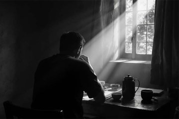 Il silenzio che nasce tra le foglie