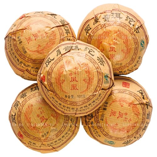 2018 Colorful Phoenix Tea Menghai Ripe Pu-erh | Meng Hai Qi Cai Cha Shu Pu Er  - nest 100 g - Option: Nest 100 g