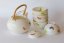 Japanese Tea Set Tokoname Shouzan Hanaiori 80's - Teapot 650 ml with 5 Cups 150 ml
