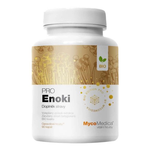 MycoMedica ORGANIC Enoki PRO - 90 capsules