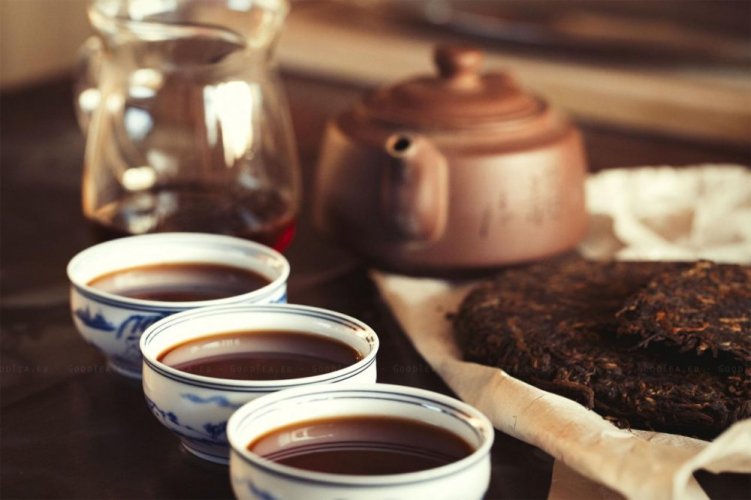 2018 Tmavý Special Grade Puer ze Simao | Te Ji Pu Er Bing - koláč 357 g - Varianta: 50 g