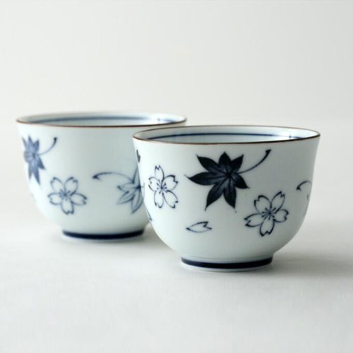 Japanese Porcelain Cup Shizen 100 ml | Shizen Yunomi Tokoname-yaki - Option: 3 pcs