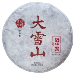 2023 Zelený Puer ze starých stromů v Daxueshan | Da Xue Shan Gu Shu Sheng Cha - koláč 200 g