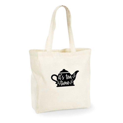 Large Cotton Bag | IT'S TEA TIME