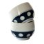 Japanese Porcelain Cup Mizutama 120 ml | Mizutama Yunomi Tokoname-yaki - Option: 3 pcs